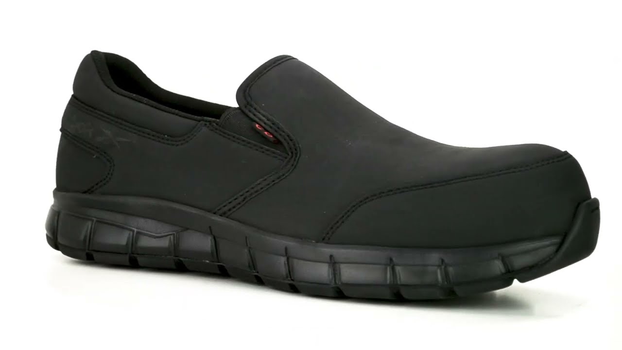 Men's Reebok Sublite Composite Toe Slip-On Conductive Work Shoe RB4044