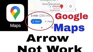 How to Solve Google map Arrow Moving Not Working