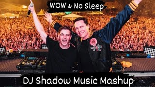 WOW (Extended mix)  & No Sleep   DJ Shadow Music Mashup   | Tiësto , Martin Garrix , Bonn