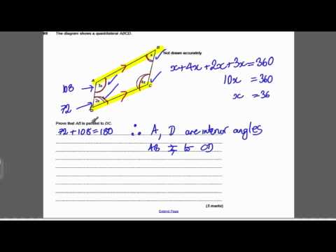 Circle Theorems 2 (GCSE Higher Maths)- Exam Qs 14
