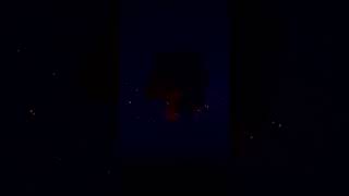 Volcano Explodes During Lightning Storm at Sunset