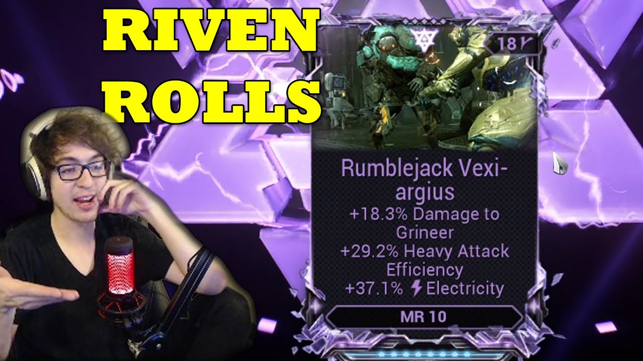 Warframe Rumblejack Riven Rolling! Hoping For DAMAGE!