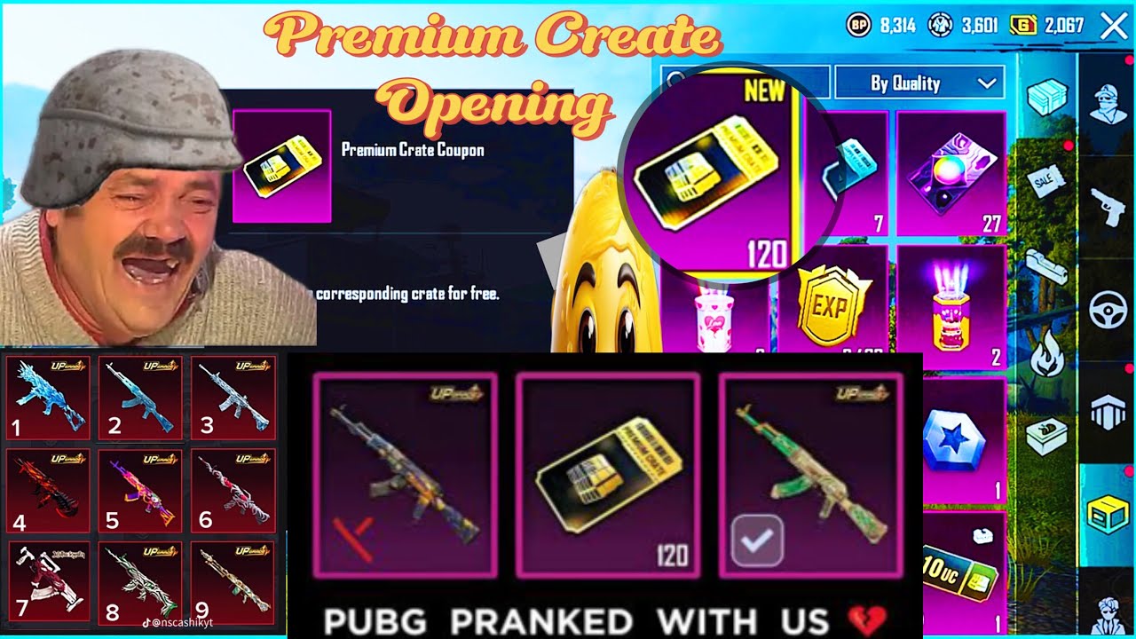 Premium Create Opening😍 Get new AkM Upgrade Skin-