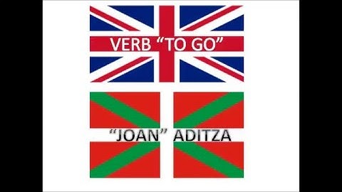 Lesson 6- To go verb- Joan aditza | Learn Basque with Easy Basque