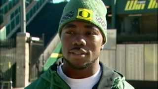 Kenjon Barner Post-Practice (10/25/12)