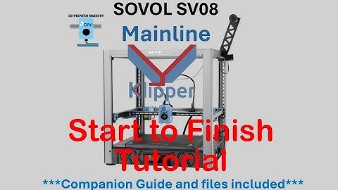 Migrate your Sovol SV08 to Mainline Klipper!