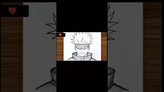 How to draw gojo satoru steb by step easy Subscribe now 