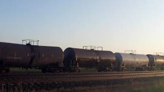 UP WB FREIGHT & STACKS @ KEARNEY, NE 9 11 18 UP 4362 UP 6050 UP 4132