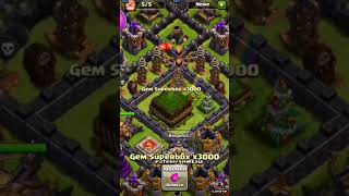Clash of clans Giant Gem box #short #coc #clashroyale screenshot 2