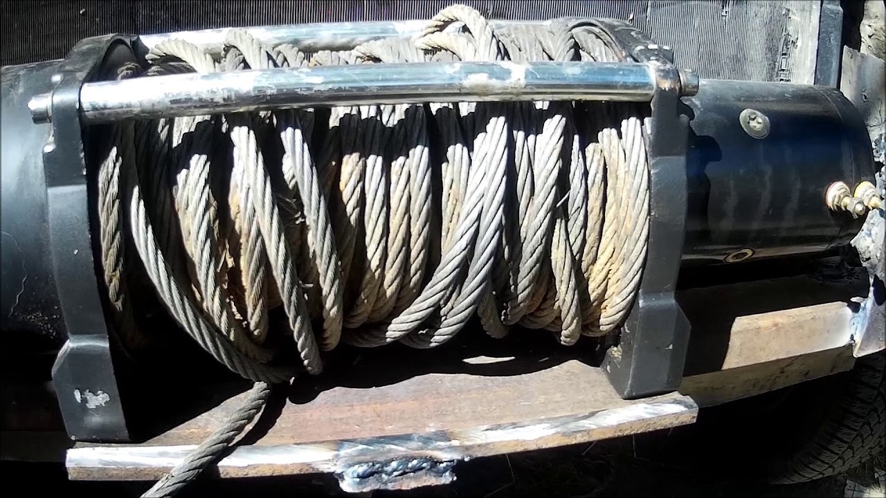 Установка Лебёдки Мастер винч 6800+ 29 колёса на ниву шевролет - YouTube