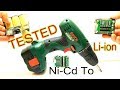 Change Old Dead BOSCH Battery/ NI-MH Ni-Cd To Li ion  With Test