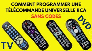 Comment programmer un télécommande universelle avec une télé sans codes