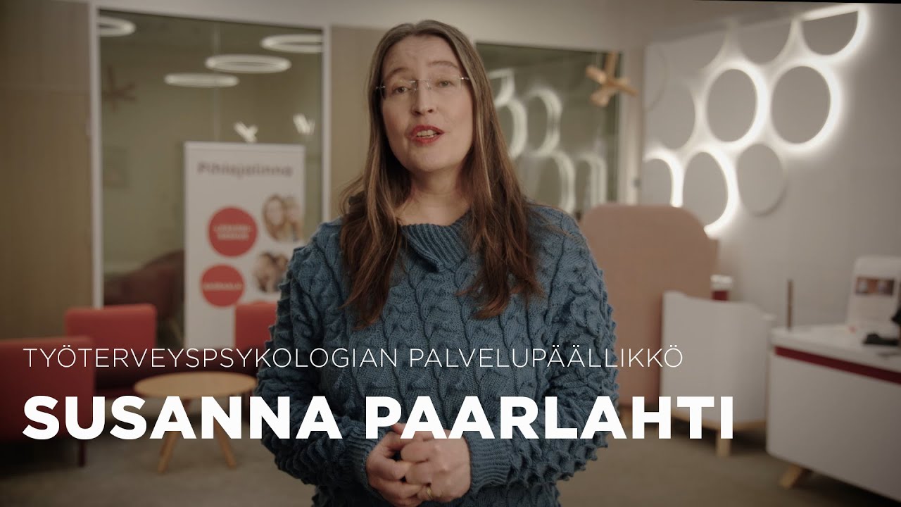 Susanna Paarlahti, työterveyspsykologian palvelupäällikkö