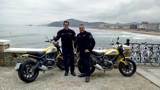 Motos Garage Tv:  Ruta por Euskadi con la Ducati Scrambler