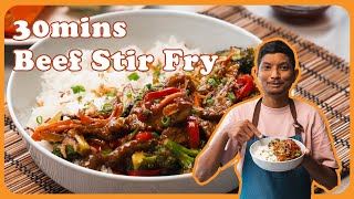 Making The Easiest Beef Veggie Stir Fry In 30Mins