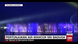 Pertunjukan Air Mancur Sri Baduga Meriahkan Malam Tahun Baru 2023 di Purwakarta