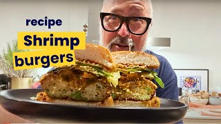 Recipe Andrew Zimmerns Shrimp Burgers