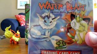 Ep33: Opening a Pokemon Jungle Water Blast Theme Deck - YouTube