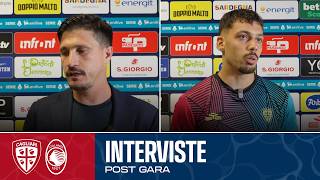 Post-Match | Pisacane and Gaetano after Cagliari-Atalanta | Serie A Enilive