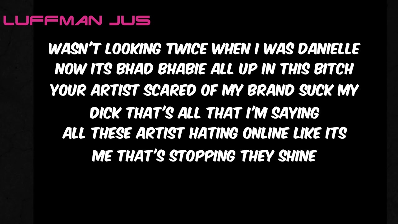 Bhad Bhabie Roll In Peace Lyrics