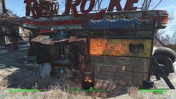 Raider Armor stall - FALLOUT 4 15 min build (no mods)