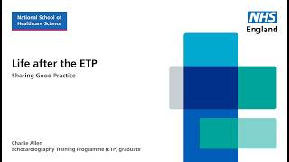 Life after the Echocardiography Training Programme (ETP)