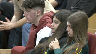 Μαθητές ενημερώνονται για την οδική ασφάλεια από την Ένωση Αστυνομικών Υπαλλήλων