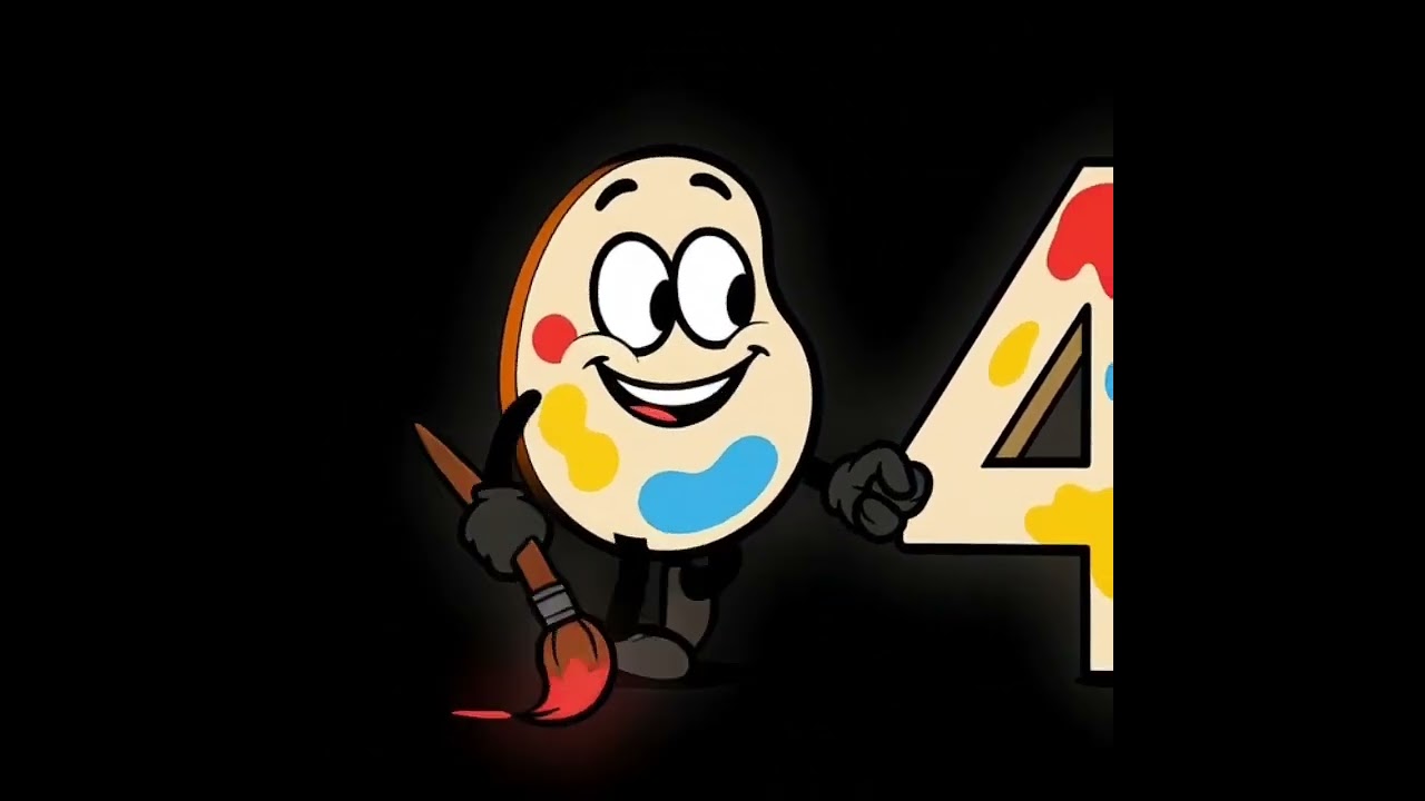 Learn the number ONE (4) with art, music, and fun. 