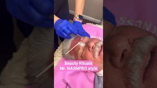 Beauty Rituals Mr. NASNPRO style 💕 #facialwaxing #CanfieldOH #browshape #waxingvideo
