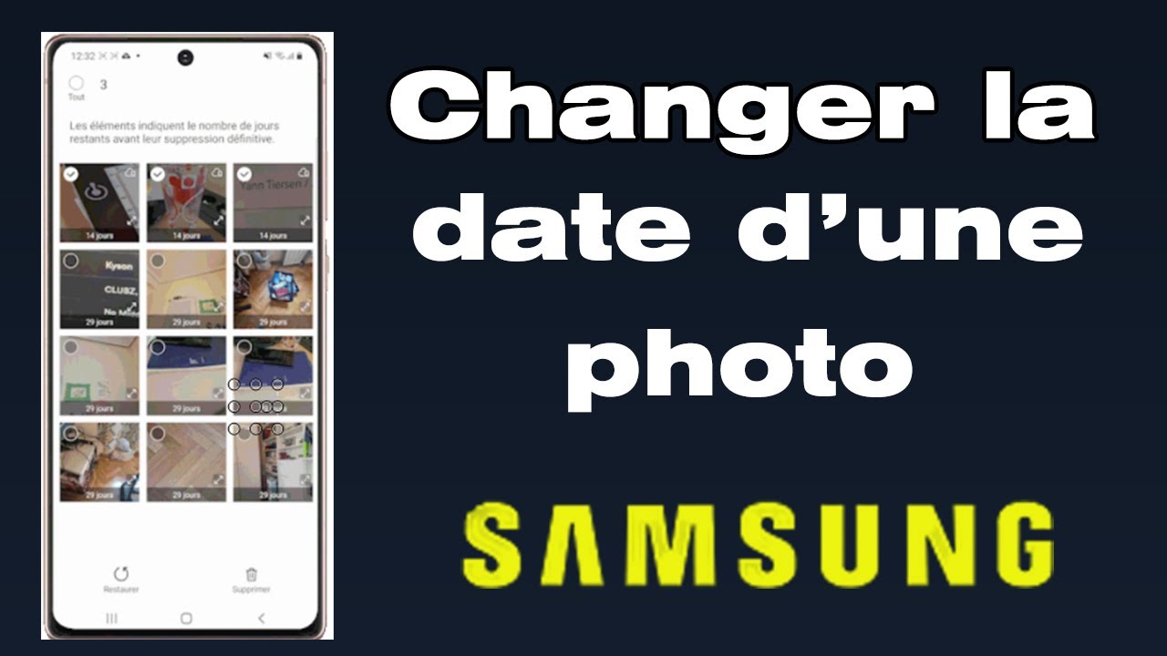 Comment Faire Une Photo Avec La Date Samsung