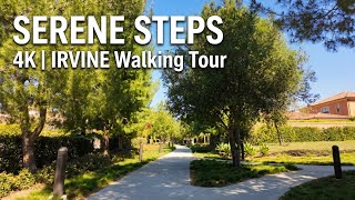 Serene Steps: A Peaceful Stroll on the Eastwood Path in Irvine, CA (4K Walking Tour)