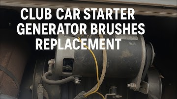 Clubcar starter generator brushes replacement #clubcar #starter #generator #brushes #replacement