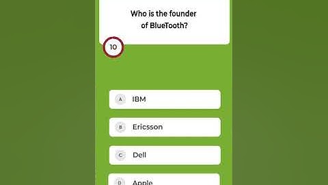 Invention Quiz - Can you answer the question in 10 seconds?