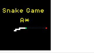 AI learns - Snake Game A* [sauce included] (example)
