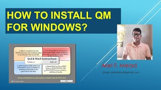 How to Install QM for Windows App