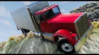 Cars vs Cliff Roads #33  BeamNG DRIVE  CarcrashbobMr77