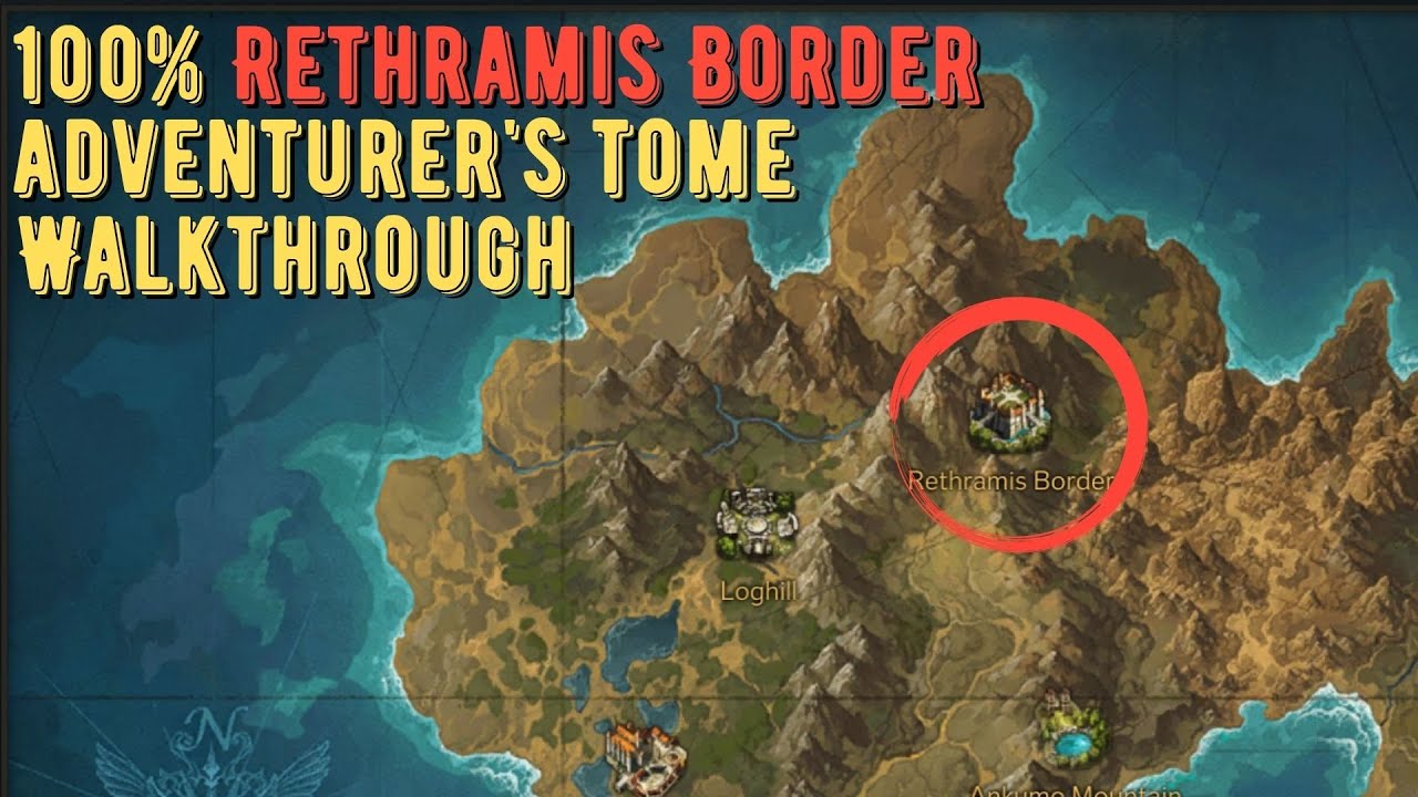 Lost Ark | Guided - Rethramis Border - 100% Adventurer's Tome Completion & Seeds