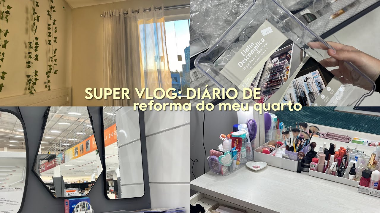 DIÁRIO DE REFORMA DO MEU QUARTO!! | aesthetic, decoração, organização… 
