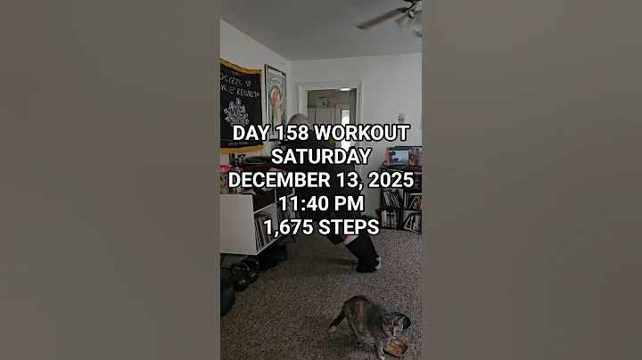 i weigh 512 lbs & i have exercised every day in a row for 158 Days. december 13, 2025