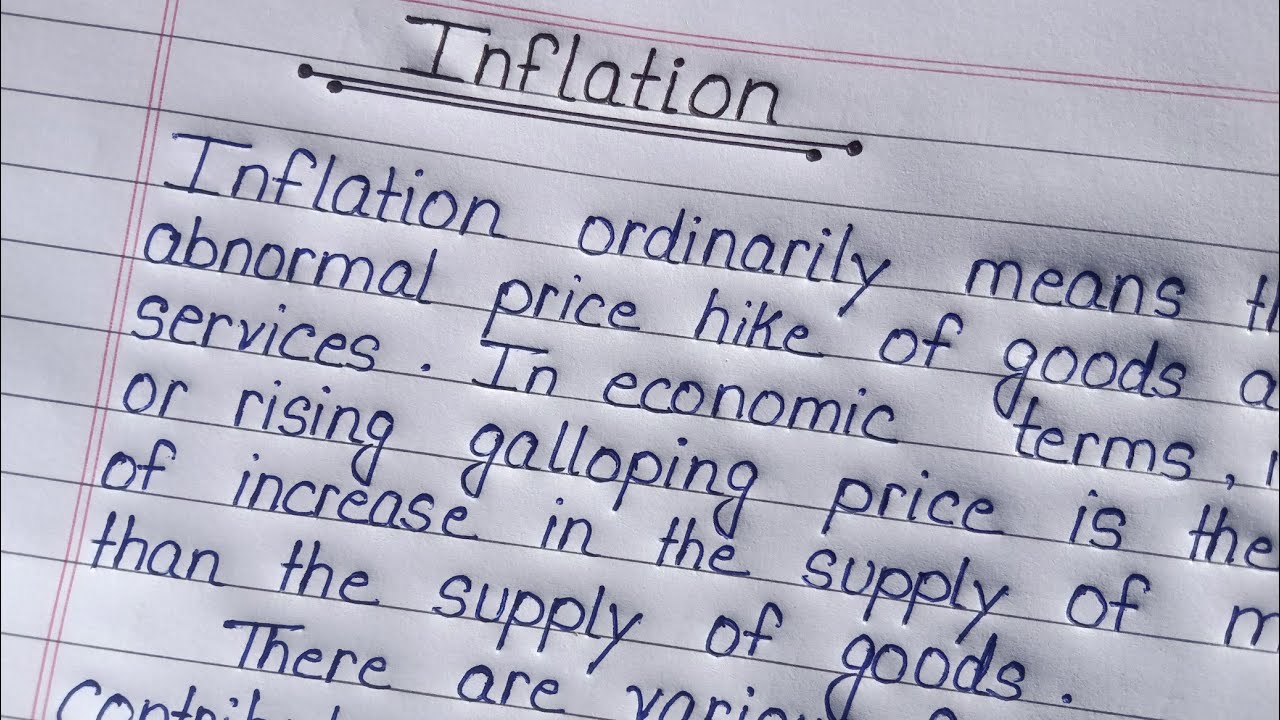 Essay on Inflation Inflation essay in English Essay Writing For