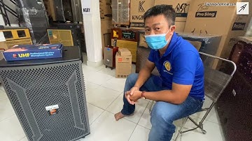 Giao loa kéo 4 tấc Công suất Lớn "ProSing W15VN" cho anh Tiến Gò Vấp