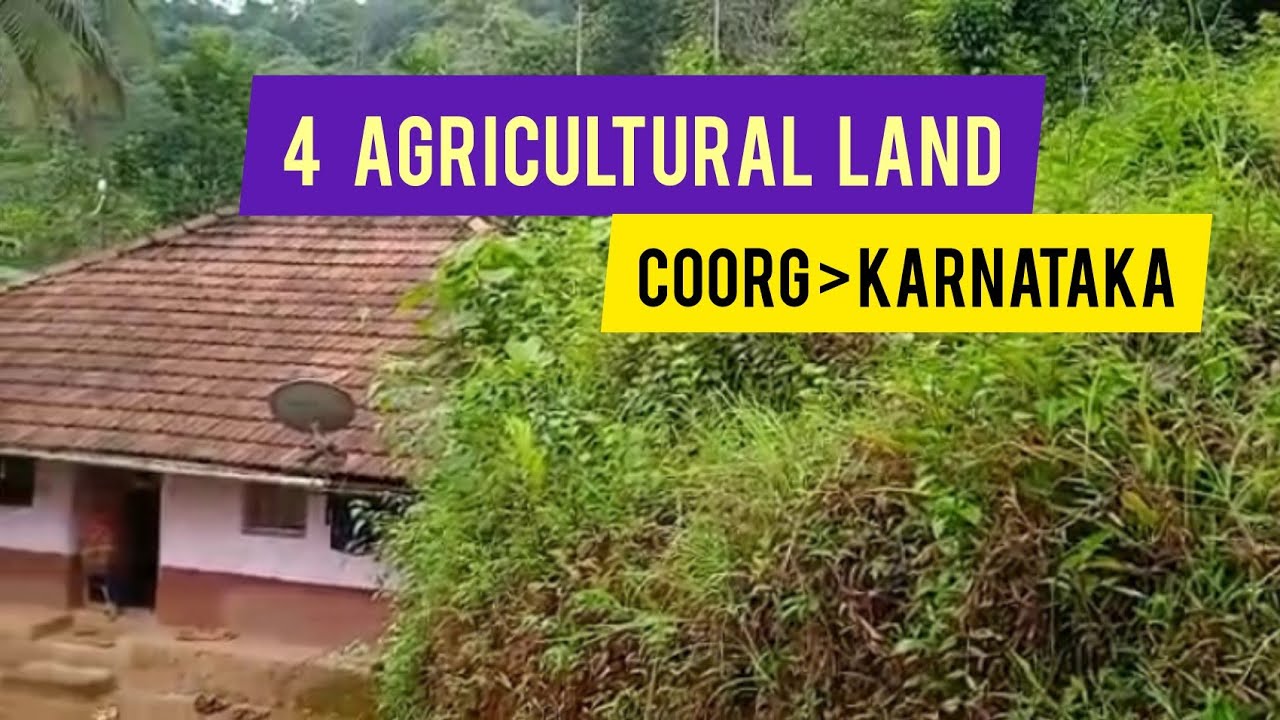 4 Acre Coffee Pepper Areca Agricultural Land For Sale