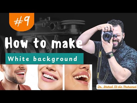 9️⃣ How to make a white background