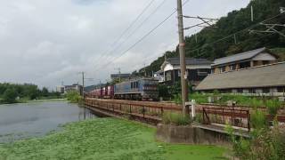 EF510-515 2080ﾚ 小坂一踏切通過