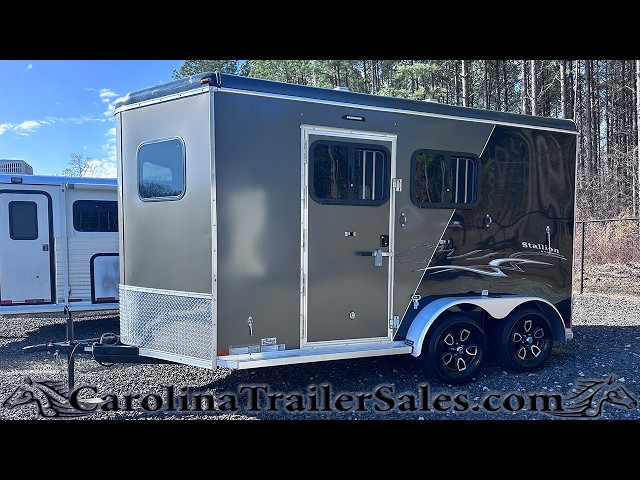 HORSE.Ⅱ2様リクエスト出品 外枠 2025 Homesteader Stallion 213SB – 2 Horse Slant Load Trailer Tour