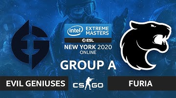 CS:GO - Evil Geniuses vs. FURIA [Nuke] Map 1 - IEM New York 2020 - Group A - NA