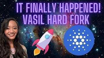Cardano (ADA) Vasil Hard Fork Finally Happened! What Happens Next?!