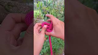 Minimalist Knot, Maximum Grip 💎👌 #bowlineknot #ropeskills #survivalskills #knot #rope