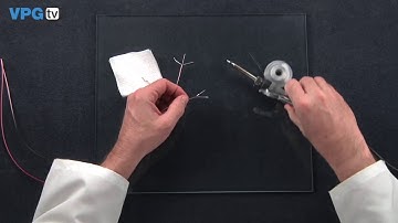 Tutorial:  Soldering and Coating a CEA Strain Gage (Advanced Sensors Technology)