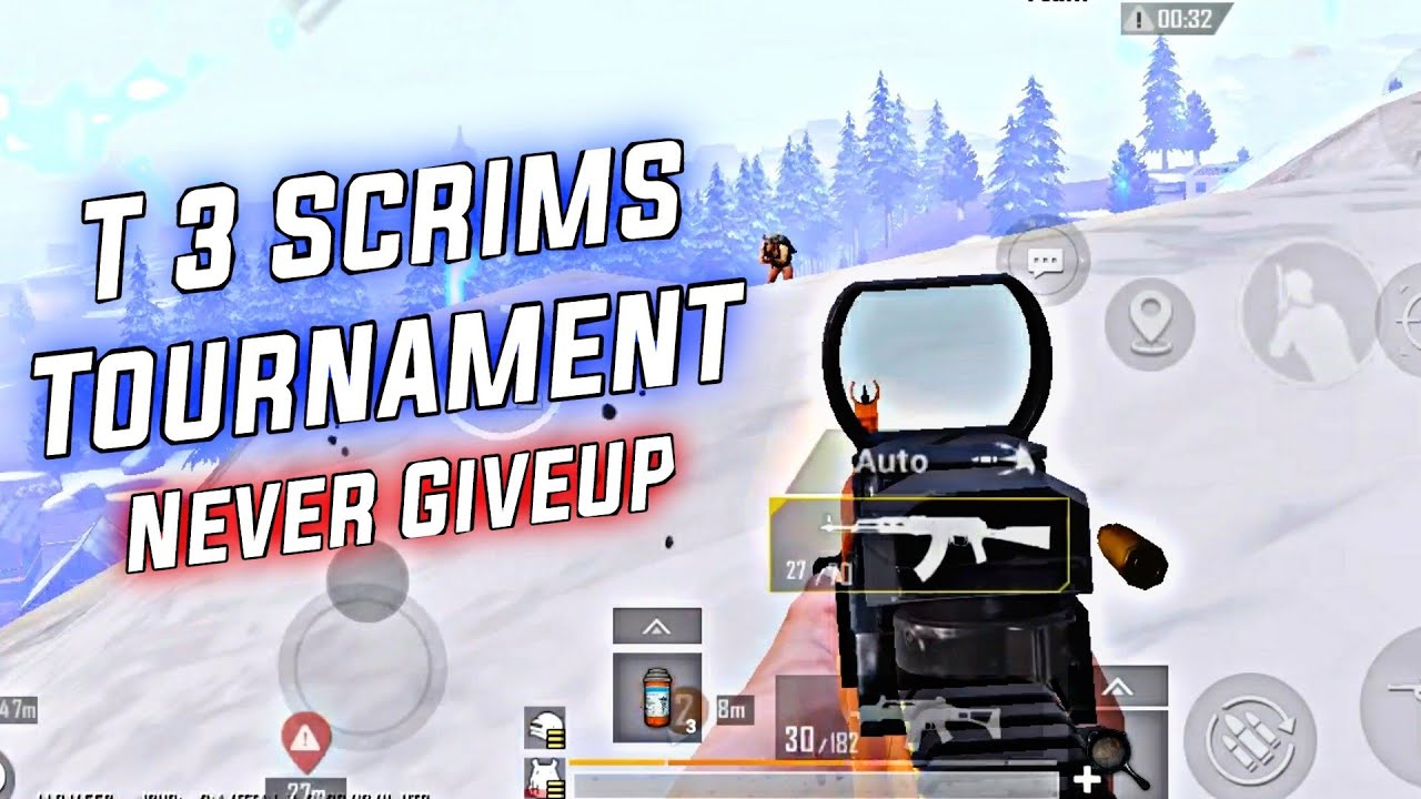 T3 Scrims Tournament Highlights Pubg Mobile | T3 Custom Gameplay | T3 Custom Montage